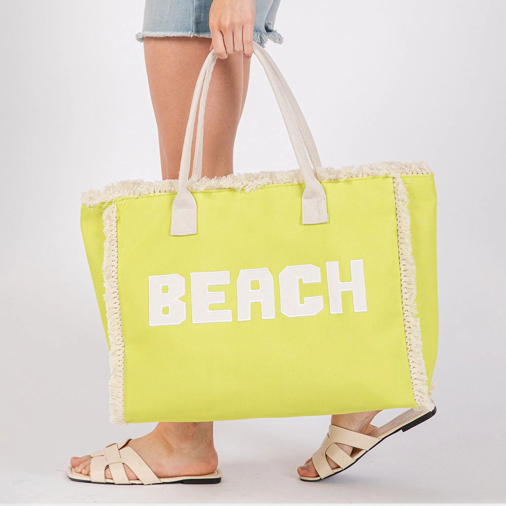 Beach Tote - Lime