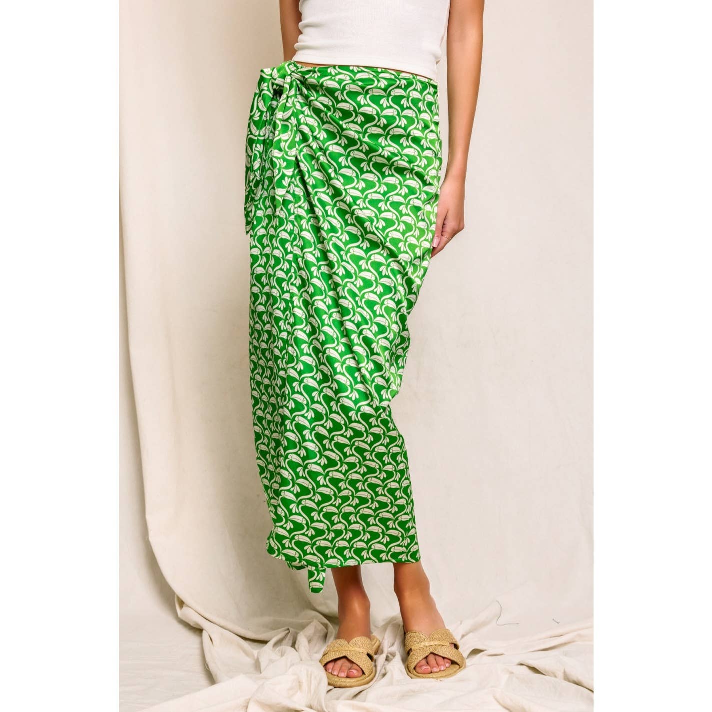 Feel Fresh Sarong Wrap Skirt