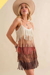 Wesley Studded Fringe Dress - Rodeo