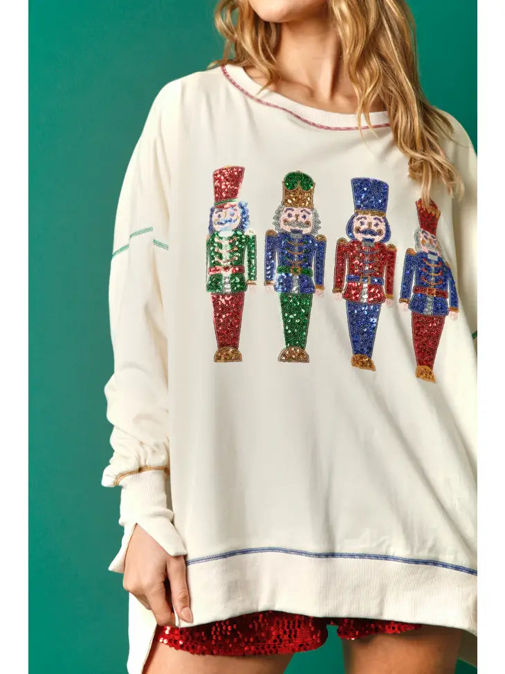 Oversized Nutcracker Sweater
