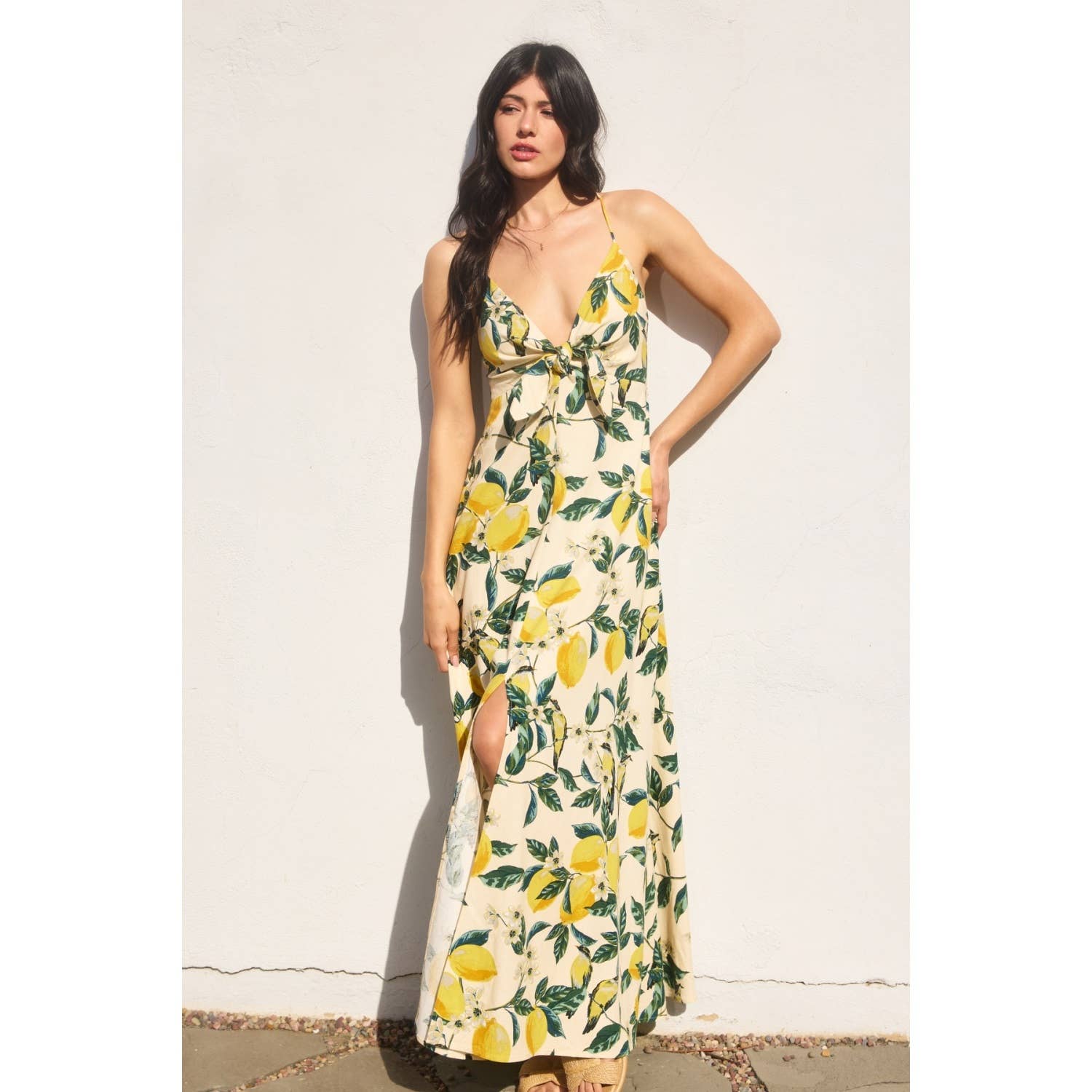 Vintage Lemonade Maxi Dress
