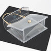 The Clear Bag - Gold Handle