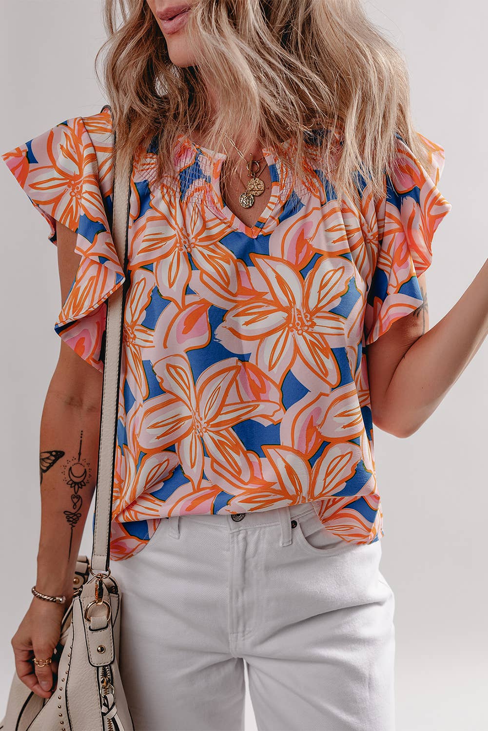 Summer Days Floral Blouse