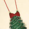 Christmas Tree Beaded Pouch