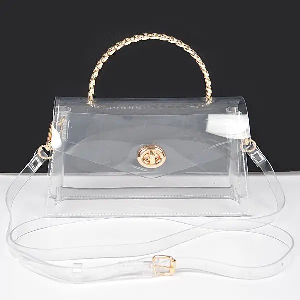 The Clear Bag - Gold Chain