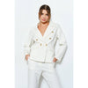 Natasha Fitted Blazer - White