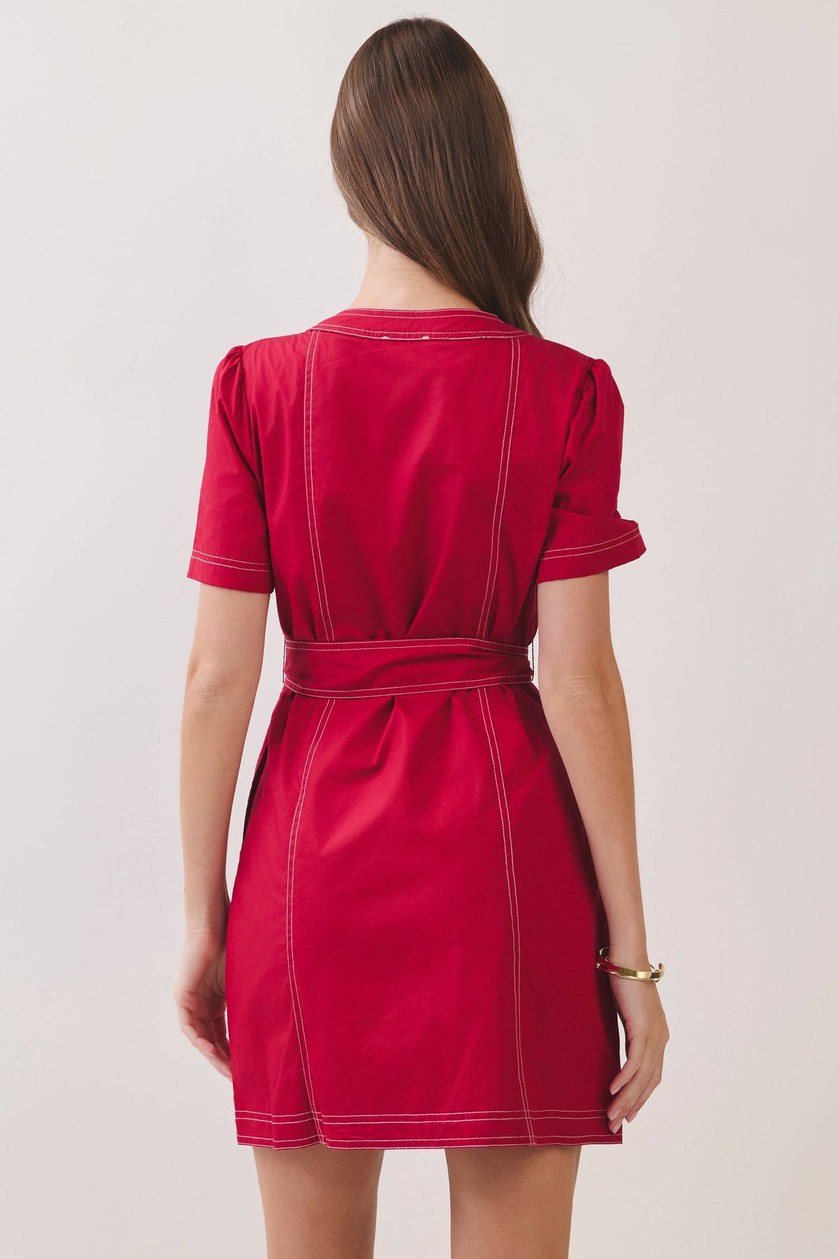 Sadie Mini Dress - Red