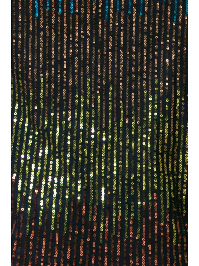 Sequin Button Up Blouse