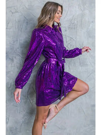 Sequin Mini Dress