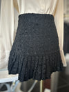 Tweed Mini Skirt - Black