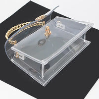 The Clear Bag - Gold Chain