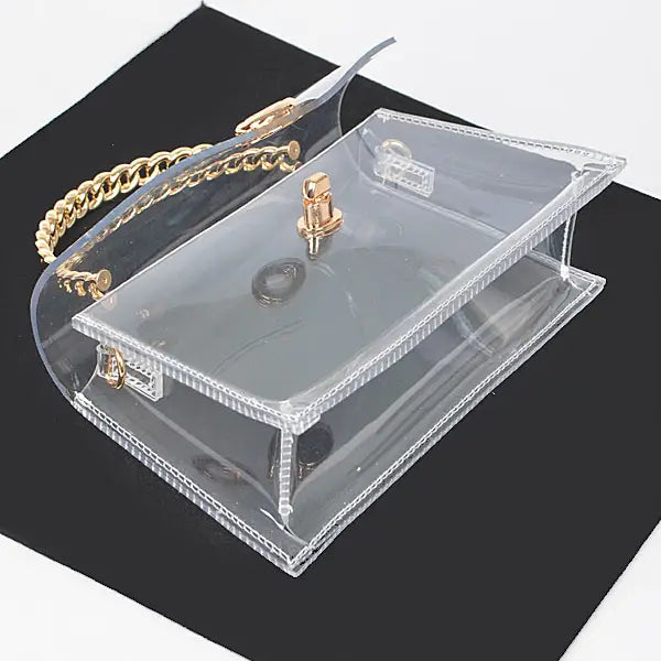The Clear Bag - Gold Chain