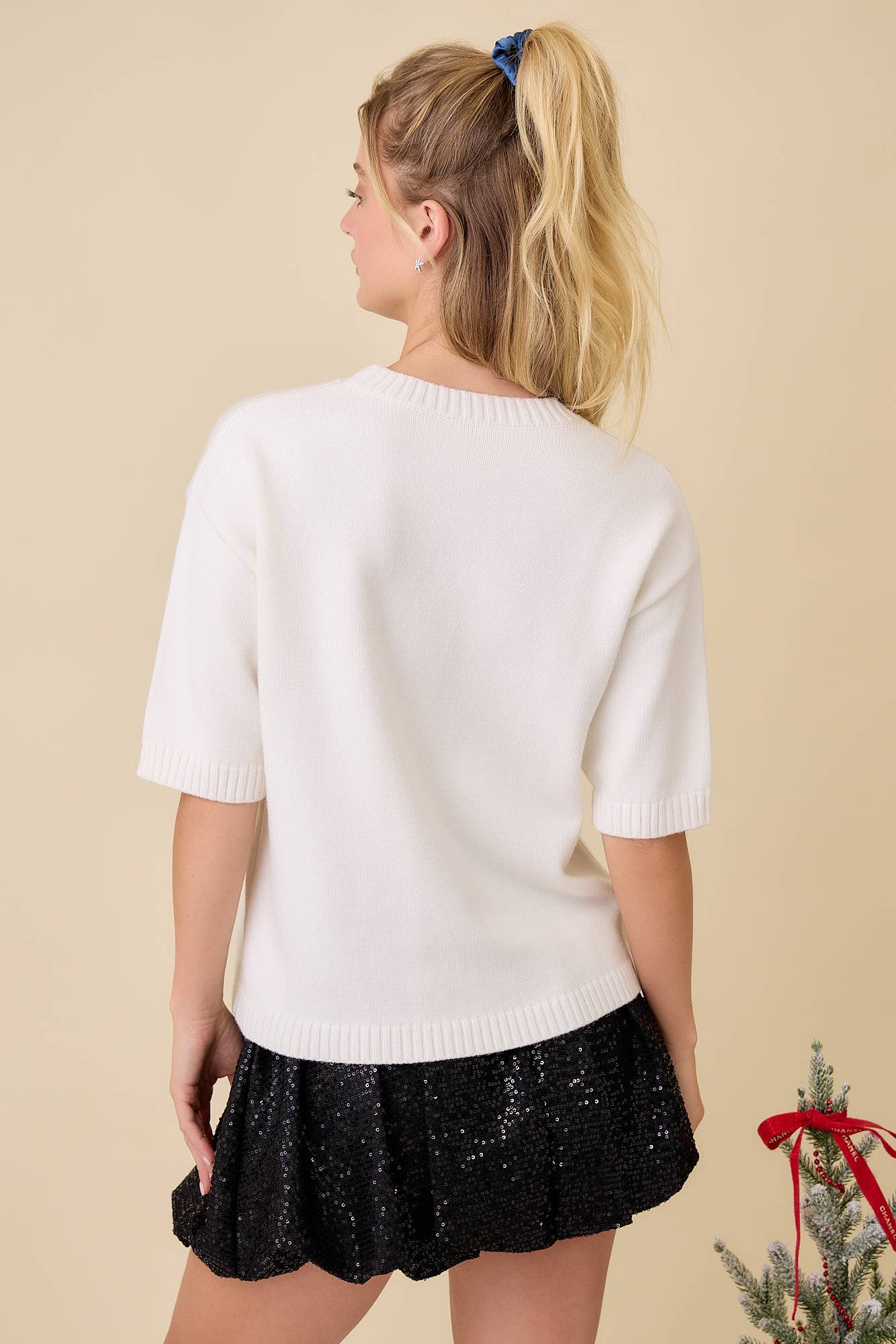 Nutcracker Embroidered Sweater