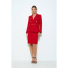 Natasha Tweed Blazer - Red