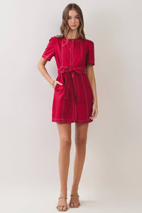 Sadie Mini Dress - Red