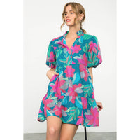 Floral Puff Sleeve Dress