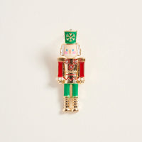 Nutcracker Earrings - Green