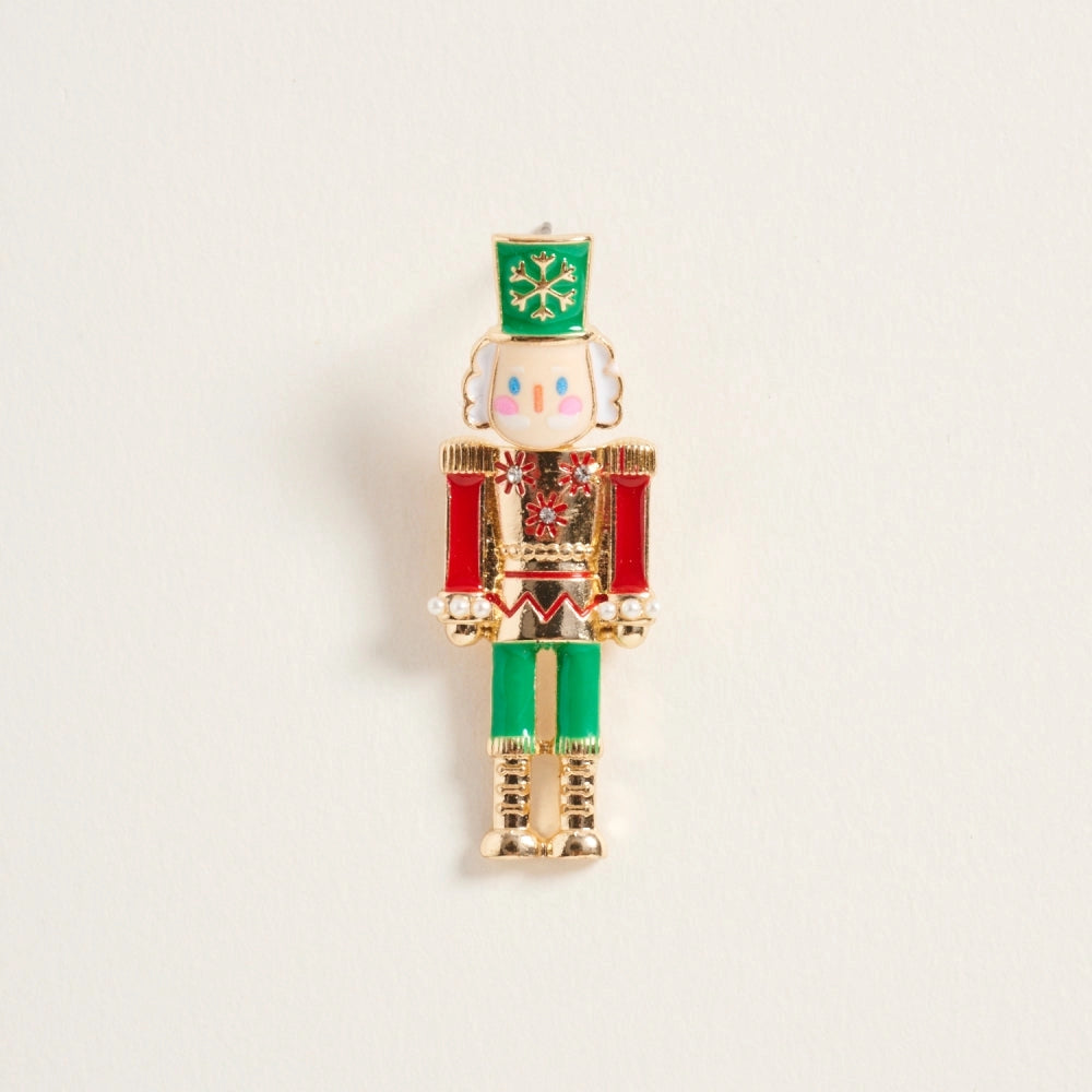 Nutcracker Earrings - Green
