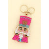 Nutcracker Beaded Keychain