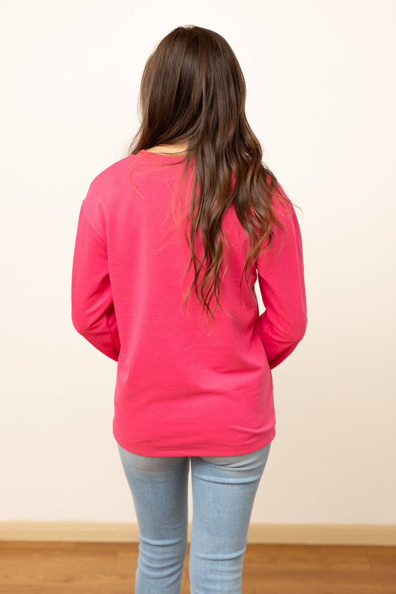 Christmas Tree Sweater - Hot Pink