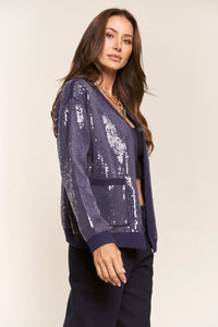 Sequined Cardigan