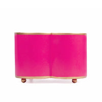 Mattie Quatrefoil Cachepot Planter - Pink