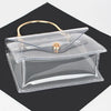 The Clear Bag - Gold Handle