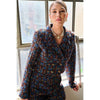 Natasha Cropped Tweed Jacket - Multi