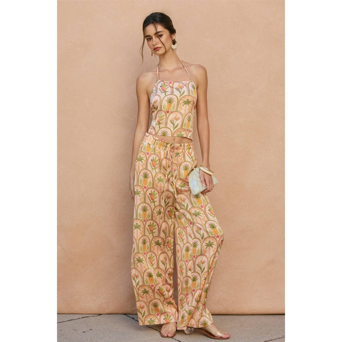 The Tropics Satin Pants