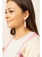 Nutcracker Earrings - Pink