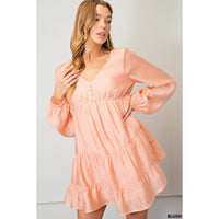 Paris Babydoll Dress - Blush
