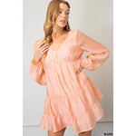 Paris Babydoll Dress - Blush