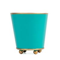 Mattie Cachepot Planter - Turquoise