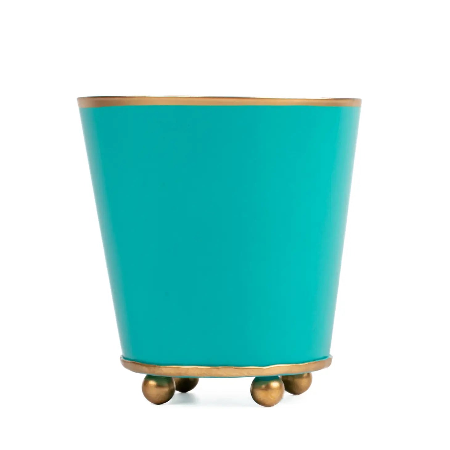 Mattie Cachepot Planter - Turquoise