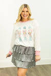 Nutcracker Sequin Top