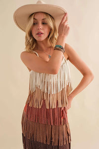 Wesley Studded Fringe Dress - Rodeo