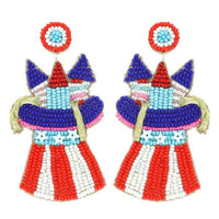 Firework Beaded Earrings