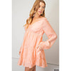 Paris Babydoll Dress - Blush