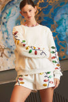 Christmas Light Sequin Sweater