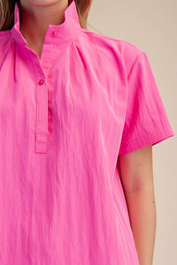 Jenny Collared Blouse - Pink