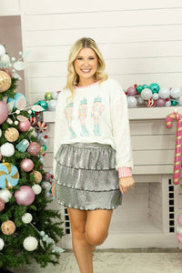 Nutcracker Sequin Top