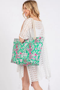 Giraffe Beach Tote - Green