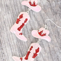 Western Flame Tiered Earrings