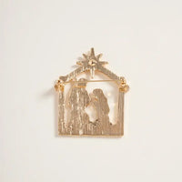Nativity Scene Brooch