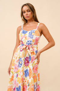 Sweetheart Floral Maxi Dress