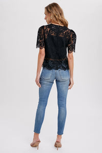 Lace Embroidered Blouse