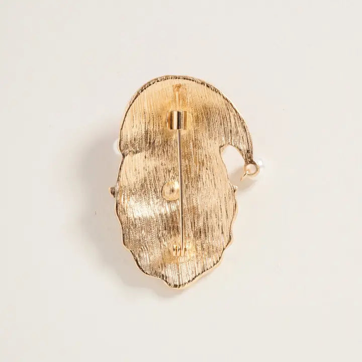 Santa Brooch - Pink