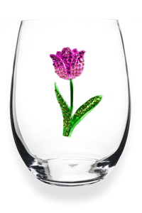 Tulip Stemless Wine Glass