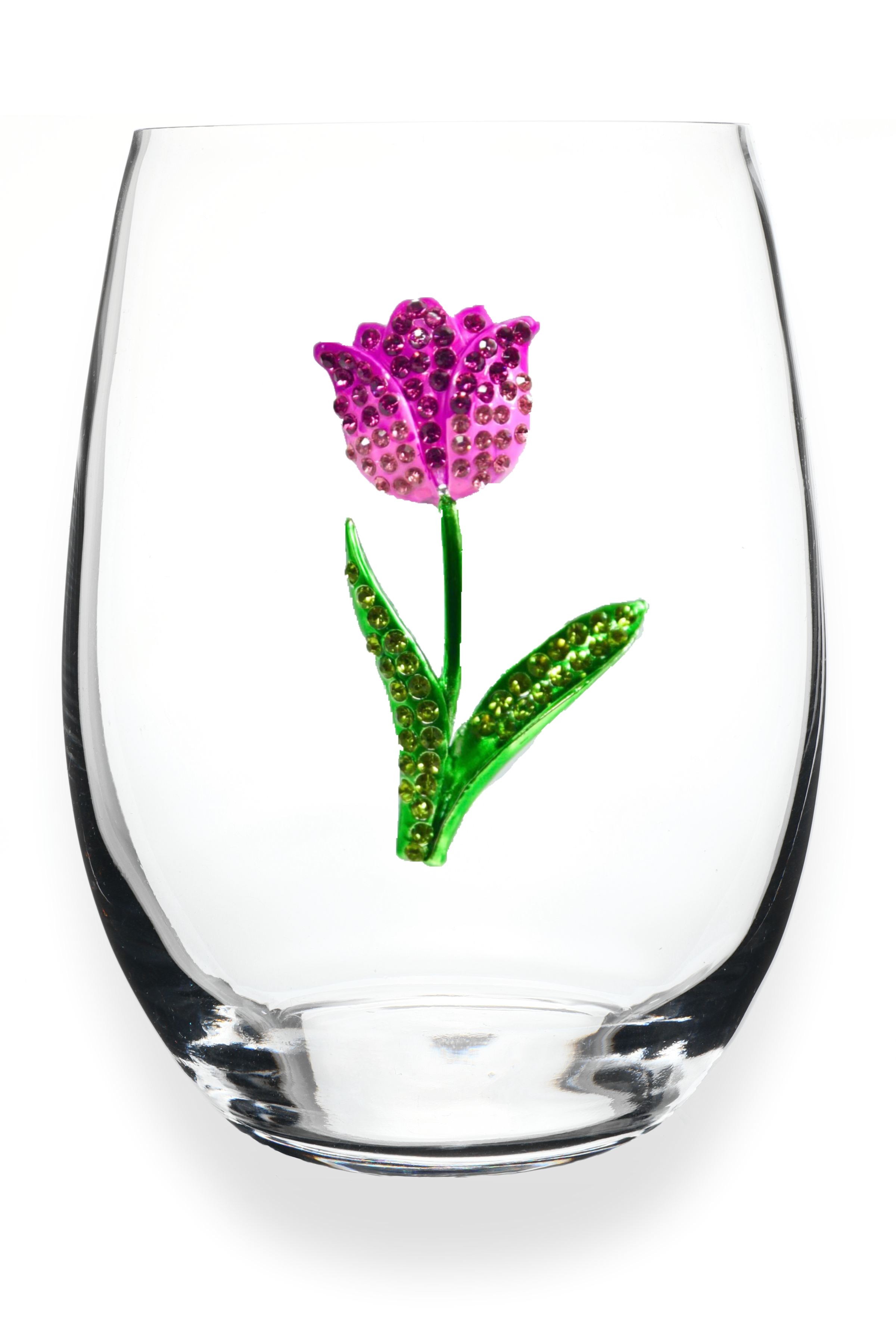 Tulip Stemless Wine Glass