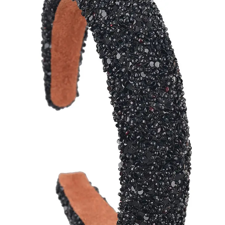 Beaded Headband - Black